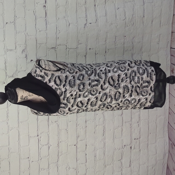 TONI DEBELLIS - Knit Top Sleeveless Gray Black S - Picture 3 of 7